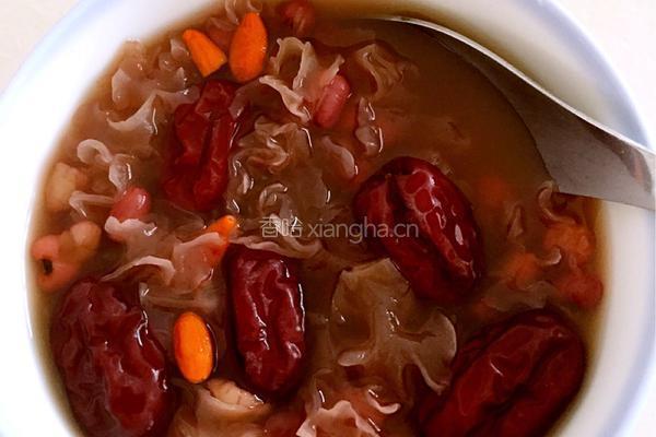 红豆薏米银耳粥的做法图解6
