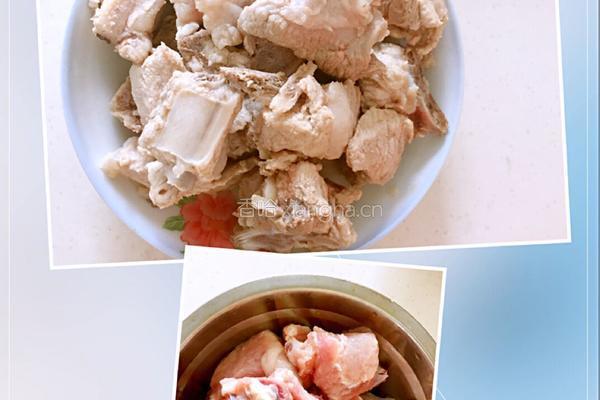 排骨炖白萝卜的做法图解1