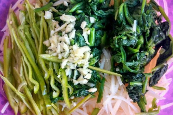 凉拌菠菜土豆丝的做法图解8