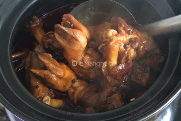 香辣酱羊蹄的做法图解5