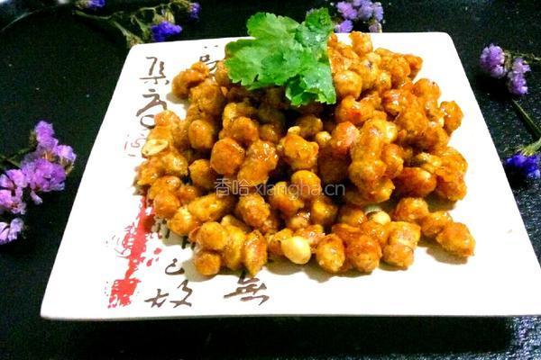 琥珀花生的做法图解1