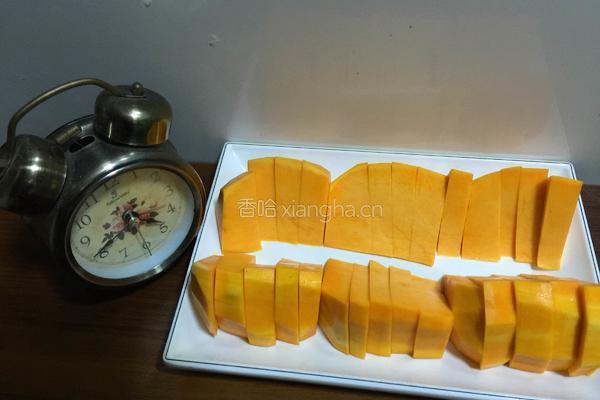 绿豆泥南瓜饼的做法图解2
