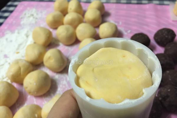 绿豆泥南瓜饼的做法图解9