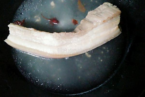 香干五花肉的做法图解2