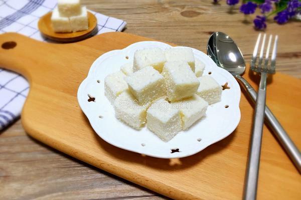 椰蓉牛奶小方的做法图解12