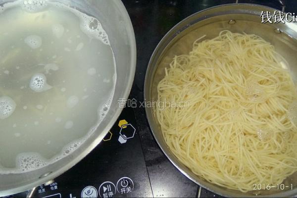 简单煮凉拌面（炸酱面）做法的做法图解5