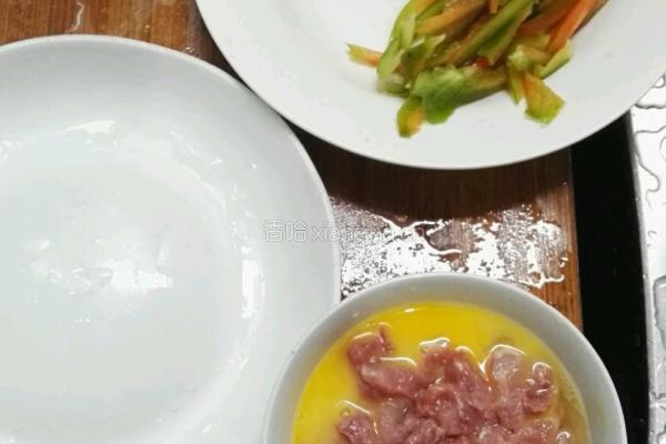 虫草肉丝炒的做法图解2