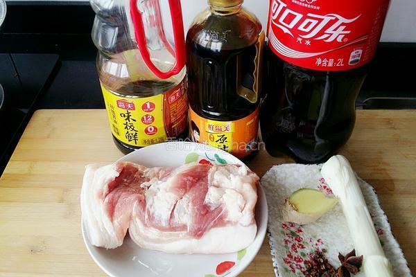 可乐红烧肉的做法图解1