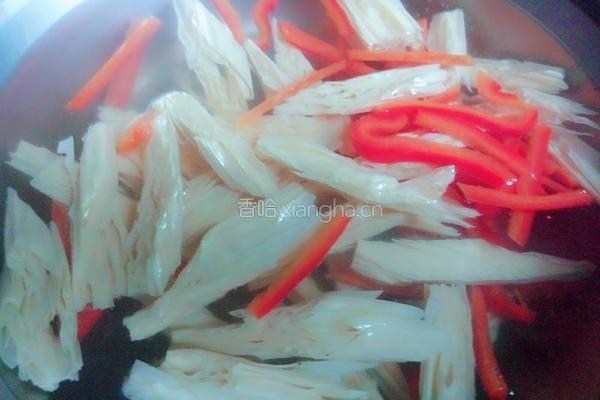 红油腐竹的做法图解4