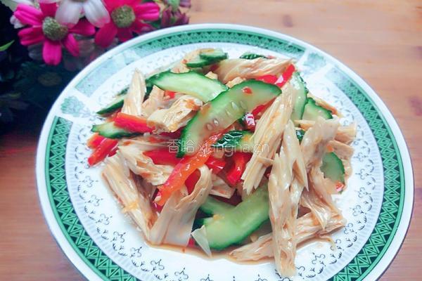 红油腐竹的做法图解13