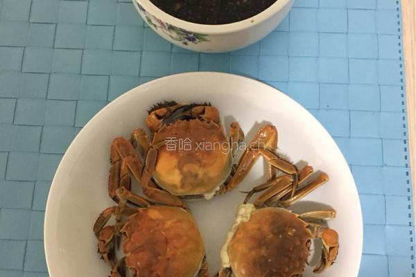 清蒸大闸蟹