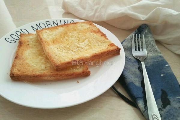 蒜香面包片的做法图解6