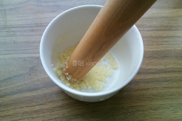 蒜香面包片的做法图解3