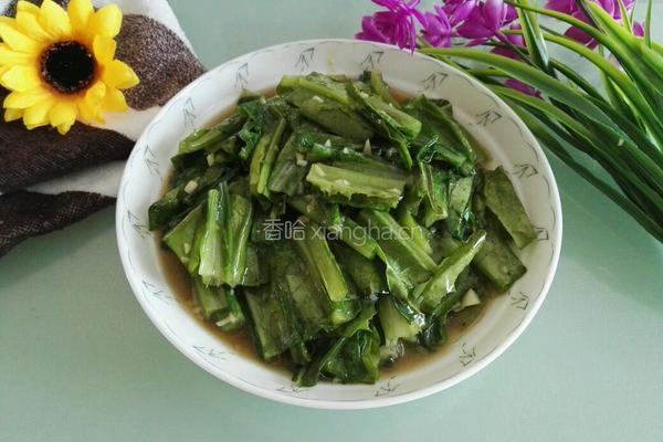 蒜末油麦菜的做法图解6