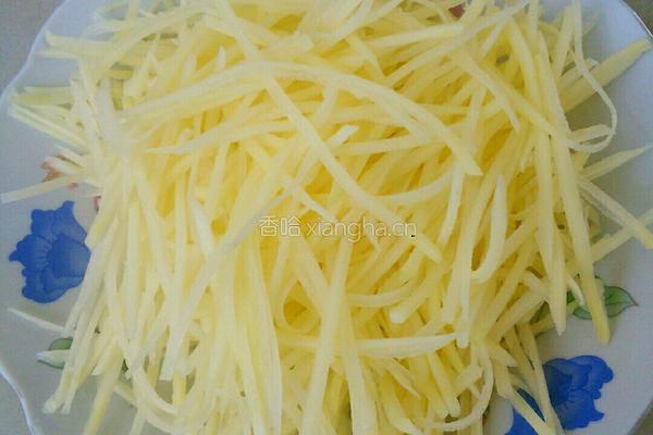 土豆丝炒肉的做法图解5