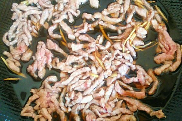 土豆丝炒肉的做法图解8