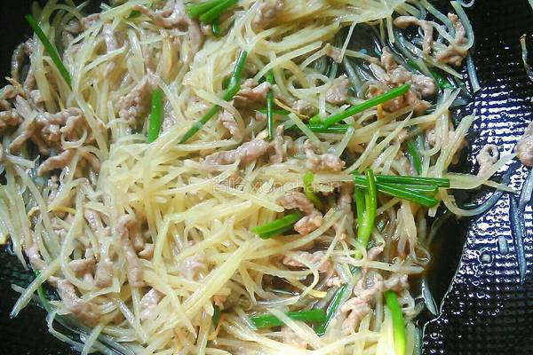 土豆丝炒肉的做法图解11