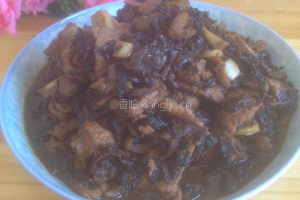梅干菜扣肉的做法图解3