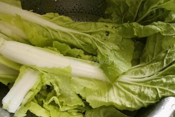 青菜泡饭的做法图解2