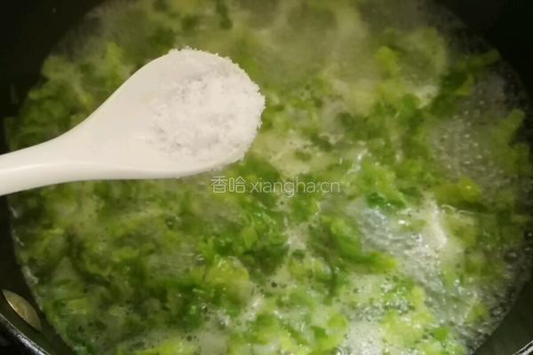 青菜泡饭的做法图解9