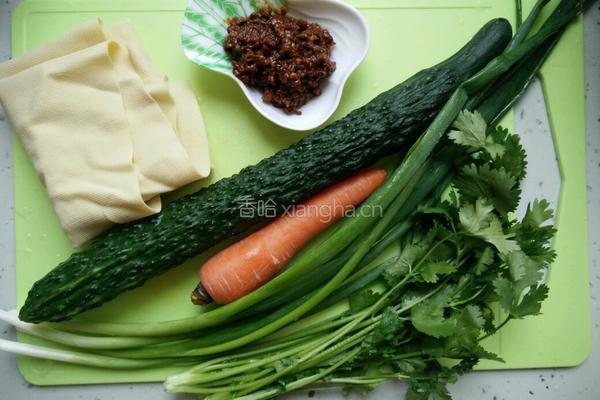 干豆腐卷的做法图解1