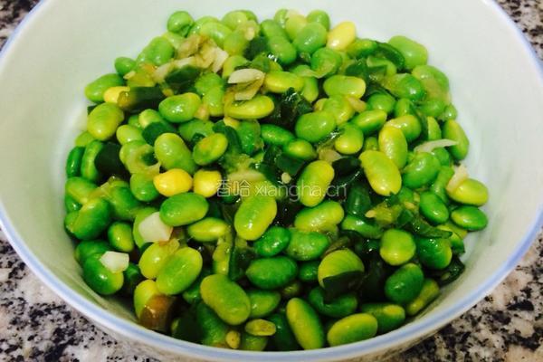辣椒炒毛豆的做法图解10