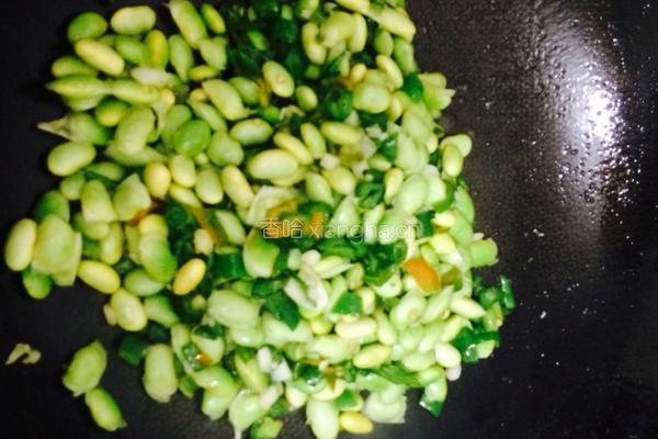 辣椒炒毛豆的做法图解6