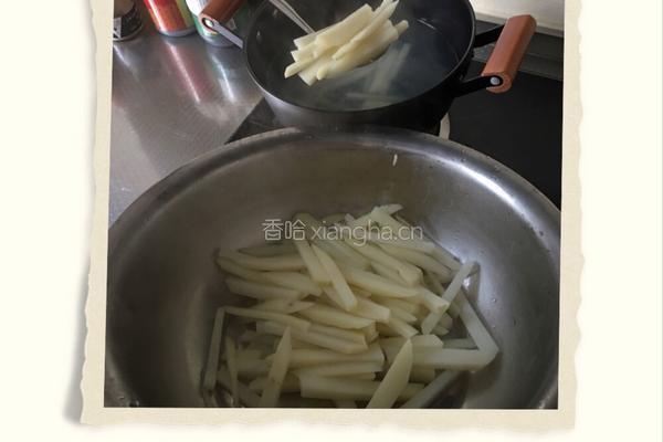 家常炸薯条的做法图解3
