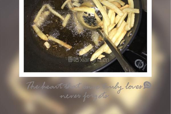 家常炸薯条的做法图解7