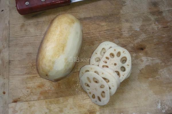 凉拌藕片的做法图解1