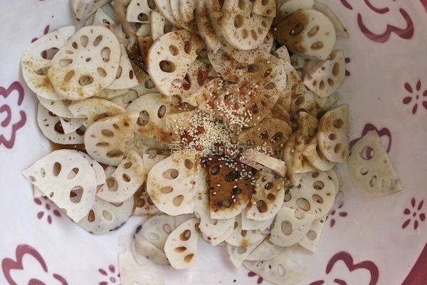 凉拌藕片的做法图解4