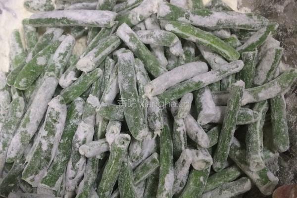 椒盐四季豆的做法图解5