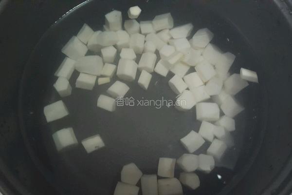 小米山药栗子粥的做法图解3