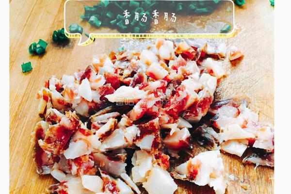 青菜虾仁炒饭的做法图解3