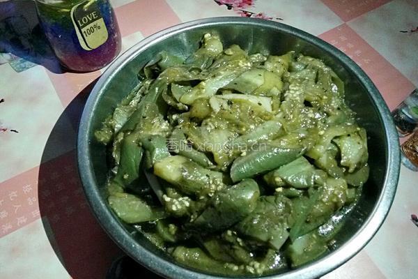 爆炒白茄的做法图解8