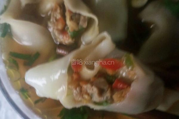 胡萝卜青椒馅馄炖的做法图解19