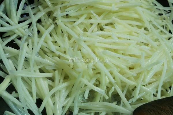 酸辣土豆丝的做法图解5