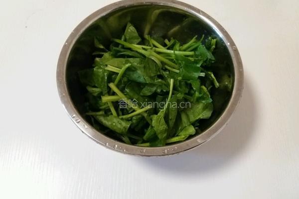 菠菜饼的做法图解1