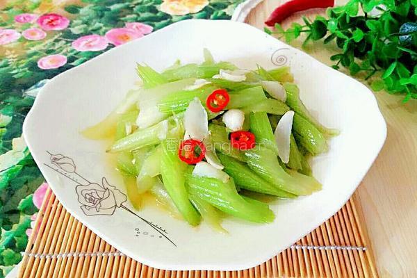 西芹百合的做法图解7
