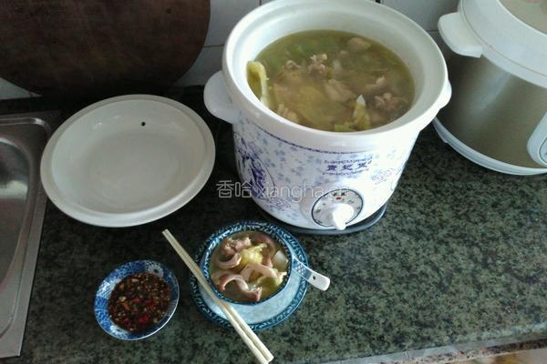胡椒猪肚煲老鸡的做法图解12