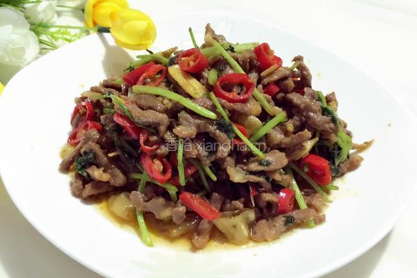 小炒牛肉丝的做法图解10