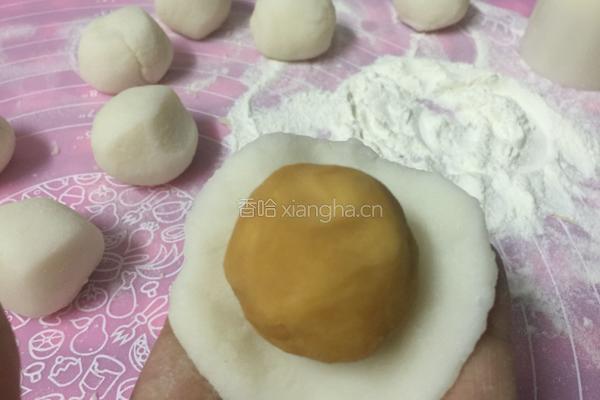 彩色冰皮月饼的做法图解10