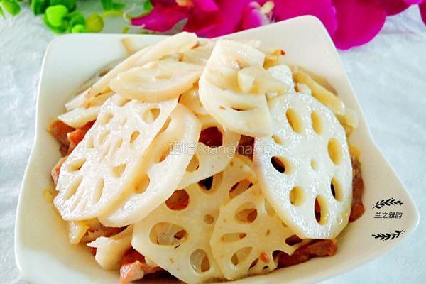 嫩藕肉片的做法图解9