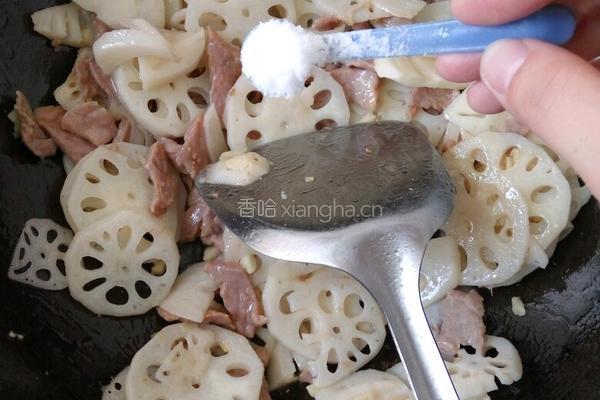 嫩藕肉片的做法图解7