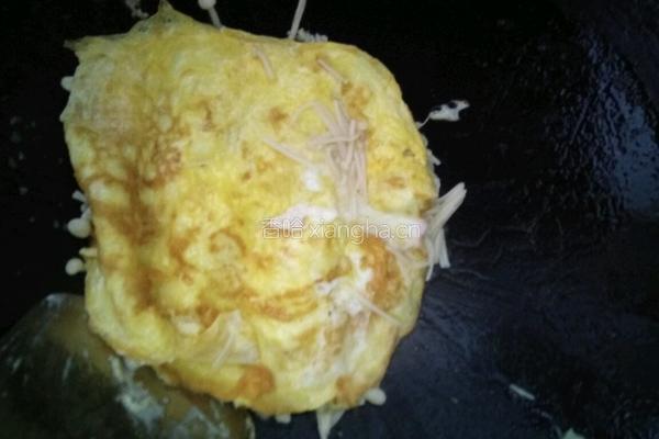 金针菇炒鸡蛋的做法图解6