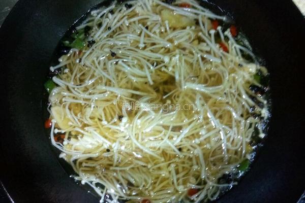 金针肥牛的做法图解2