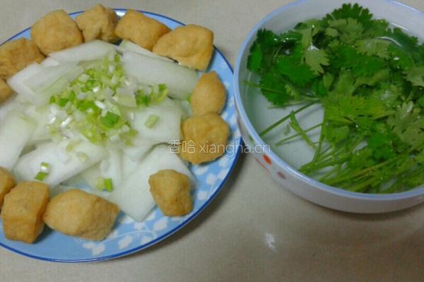 冬瓜油豆腐汤的做法图解1