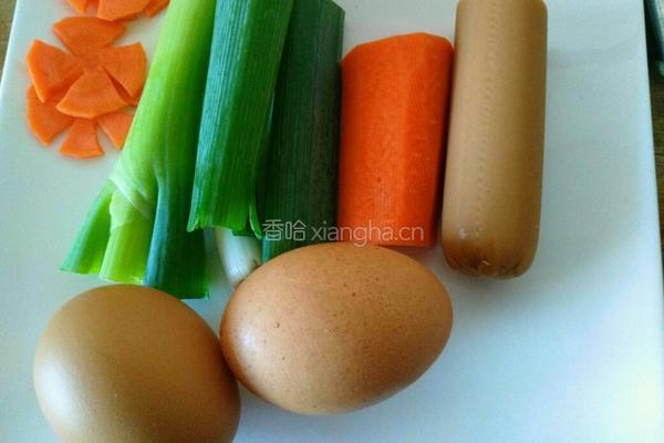 米饭蛋煎饼的做法图解2