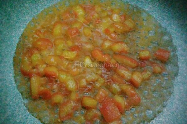 番茄鸡蛋海螺面的做法图解7