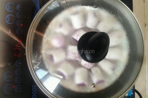 水晶紫薯牛奶卷的做法图解8